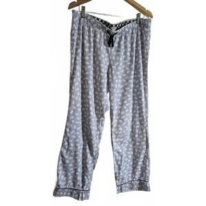 J.Crew Women's Light Blue Sheep Print Lounge Pants Size Large